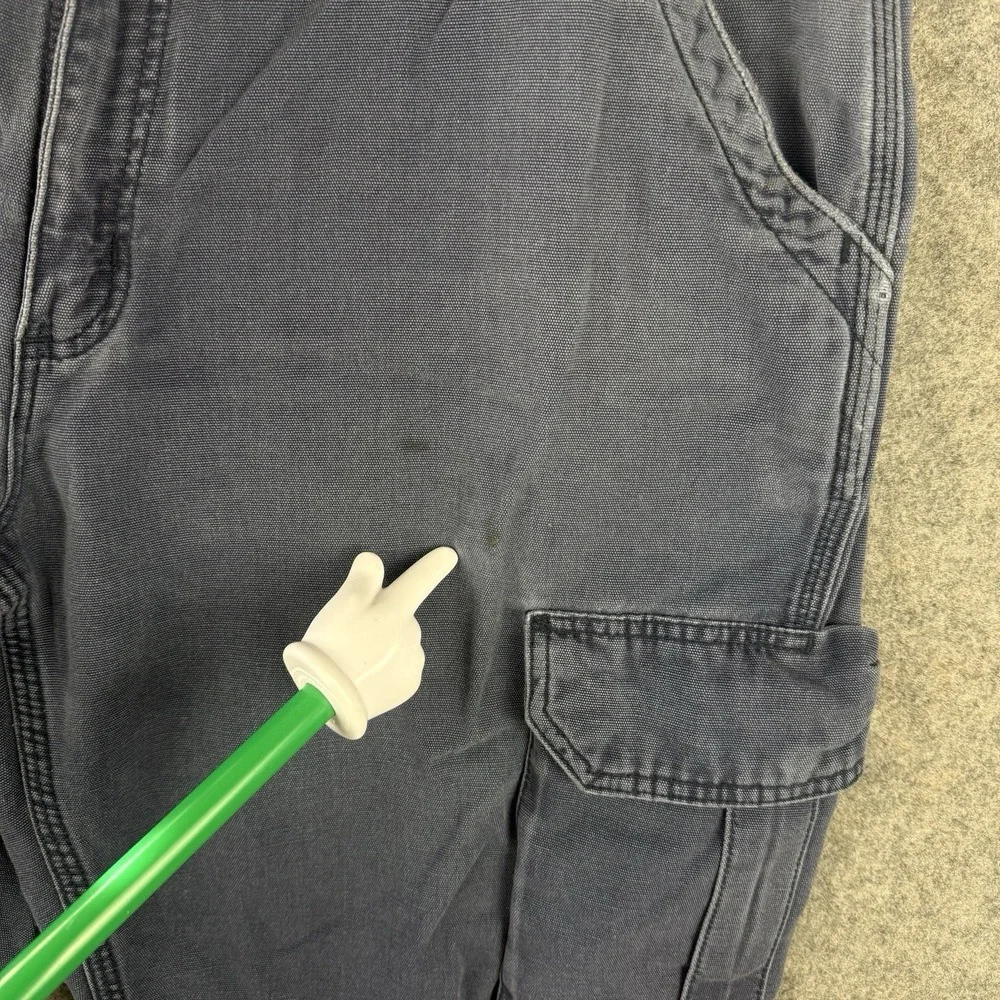 Carhartt FR Cargo Pants Mens 38x30 Navy Blue Flame Resistant Canvas CAT 2